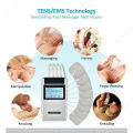 15 Modes TENS Therapy Massager for Pain Relief - 4 Output Electric EMS Muscle Stimulator for Back, Neck, Foot, Leg. 