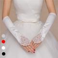 Luxury Fingerless Wedding Marriage Embroidery Gloves for Women. 