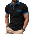 Spring Summer Oversize T-shirts For Men Short-sleeve Tee Lapel Cotton Men's Clothing Polo Shirt Solid Shirts M-4XL. 