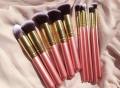 Professional Make Up Brush Kabuki Set Face and Eye Makeup Brush-pink... 