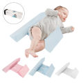 Baby Side Sleep Pillow Adjustable Memory Foam Support Infant Sleep Positioner Prevent Flat Head Shape Anti Roll Pillow Triangle Infant Baby Positioning Pillow For 0-6 Months. 