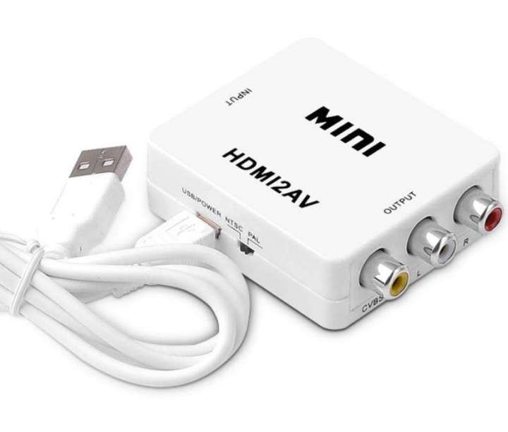 MINI%20HDMI%20to%203RCA%20CVBS%20Composite%20Video%20AV%20Converter%20Adapter%20TV%20PS3%20VHS%20VCR%20DVD%20-%20Image%203