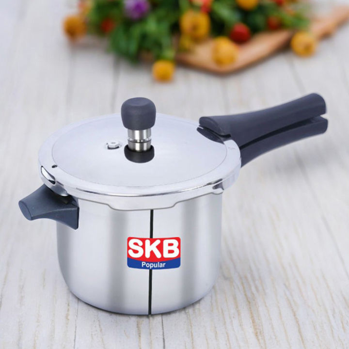 Daraz Pressure Cooker Ltr Price SKB Stainless Steel Pressure Cooker With  Whistle System Liter