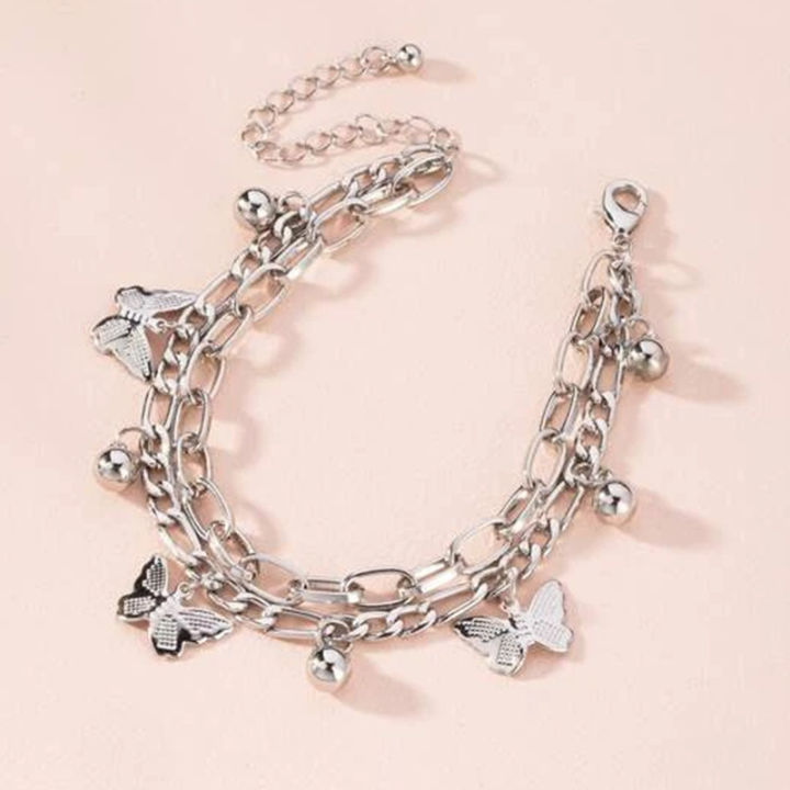 Butterfly%20Bracelet%20Woman%20Layered%20Girl%20Bracelets%20Tassel%20Fashion%20Clavicle%20Chain%20Lady%20Party%20Gold%20Color%20European%20Zinc%20Alloy%20Collare%20-%20Image%203