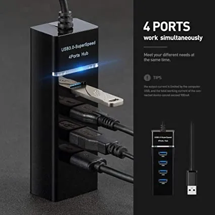 Usb%20Hub%20Splitter%203.0-%20Black%20Non%20Slip%20Ultra%20Slim%20High%20Speed%20Portable%20Usb%20Cable%20Adapter%20Length%20Cable%2030Cm%20-%20Usb%20Hub%20-%20Image%206