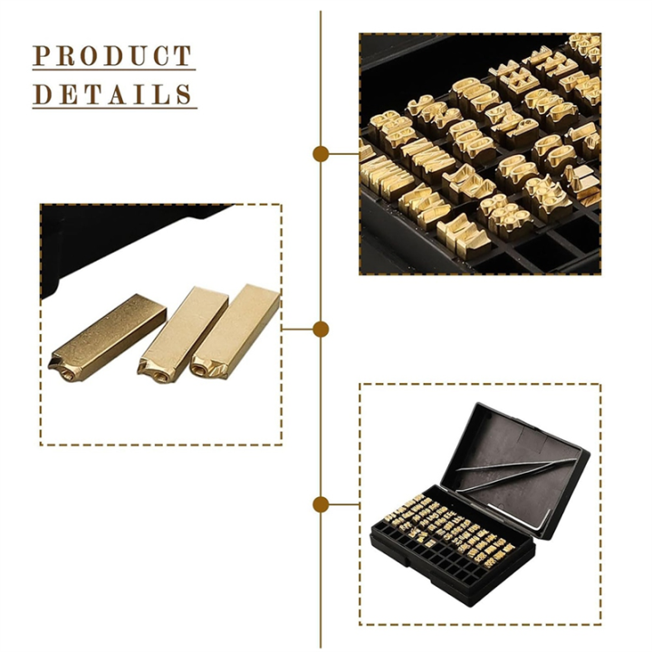 Coding Character For Hot Ribbon Thermal Ribbon Printing Font Characters 120PCS Copper Letters Hot Stamp ...