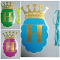 Happy birthday card banner/Happy birthday crown banner/Happy birthday crown banner for birthday party.
