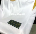 Barcelona white jersey 25 half sleeve for man. 