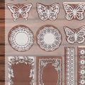 260 Piece Ephemera Set, Vintage Paper and Paper Stickers, Craft Gifts.