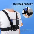 Chest Strap Mount with jhook Action Camera Mount for Any Action Camera Chest Mount for Eken, Hero Go Pro , Dji. Sjcam Mount.