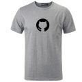 new cotton short-sleeved T-shirt github octopus cat open source programmer programming geek GEEK t shirt men.