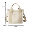 Canvas Crossbody Bag for Women's Multi-compartments Bucket Handbag Large Capacity Ladies Shopping Bag Travel Portable Mommy Bags.