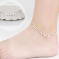 Fashionable Star Silver Alloy Anklets for Girls Simple Stylish - Anklet for Women New Collection/ Payel Nupur Gift for Women.
