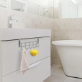 1PC Stainless Steel Hook Back Hanging Clothes Holder Towel Door Hooks Wall Mounted Bath Hanger with 5 Hooks.
