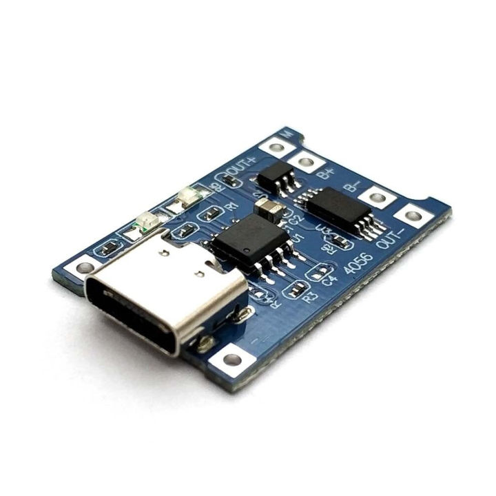Tp4056 Type-C Usb 5V 1A 18650 Lithium Battery Charger Module 01/05 ...