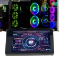 PC Sensor Panel Display, Computer Temp Monitor Custom Layout for Home. 