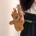 Mr. Bean Teddy Bear Doll Handmade DIY Self-made Material Pack Bear Pendant that can record squeaky squeaks. 