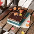 40PCS Green Leaf Maple Leaves Leaf Stickers Nature PET Scrapbook Stickers DIY Style Diary Stickers Album Journal. 