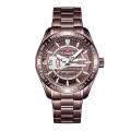 NAVIFORCE NF9157 - Bronze Stainless Steel Analog Watch for Men - Bronze.