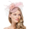 Fascinators For Women Tea Party Headband Hat Flower Mesh Ribbons Feathers Hair Clip For Wedding Cocktail Headband Accessories. 