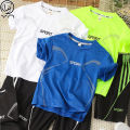 Summer Boys' Suit2022New Short-Sleeved Shorts Children's Two-Piece Suit Sports Quick-Drying Top Medium and Large Children Basketball Wear. 
