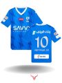 Upscaled Quality - Al Hilal Premium Embroidery Version Jersey Al Hilal 2023 Home Jersey- Blue - Sustainable Option - Expression of Yourself.