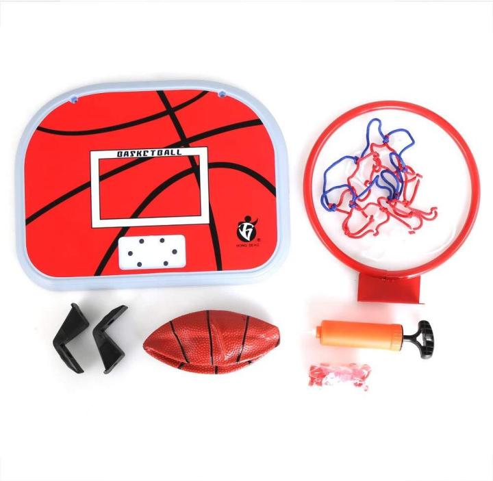 150%20cm%20Height%20Adjustable%20Kids%20Mimi%20Basketball%20Hoop%20Rim%20Net%20Set%20Backboard%20Basket%20Ball%2072-150cm%20Red%20Basketball%20Hoop+Basketball+Pump%20-%20Image%203