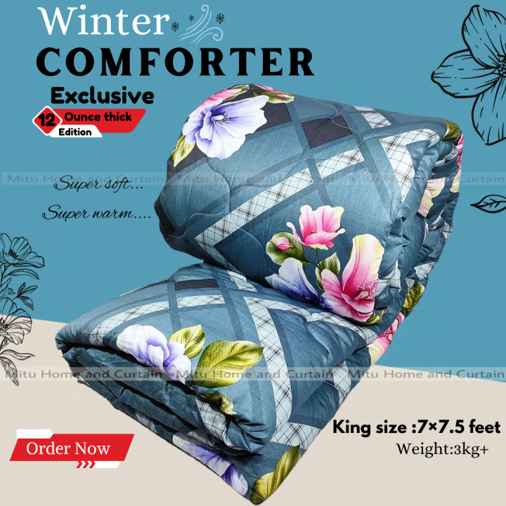 Comforter%20for%20Winter%20King%20size%20Exclusive%20Comforter%20with%20full%20cotton%20fabric%2084*90%20inch%20European%20cube%20style%20(1pcs%20Box)%20White%20,%20Red%20,%20Pink%20,%20Blue%20-%20Image%206