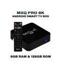 MXQ Pro 8K 5G Android Smart TV Box 8GB Ram 128GB Rom Android version11.1.