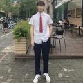 jkBusiness Attire College Style Graduation Summer High School Student Sports Shirt Singing Performance Pleated Skirt School Uniform Suit.