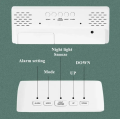 LED Mini (ZT:38) 5V Digital Alarm Clock (This can be run on both direct current and battery power.).