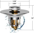 New And Good Quality Basin waste pop up waste push system basin waste.