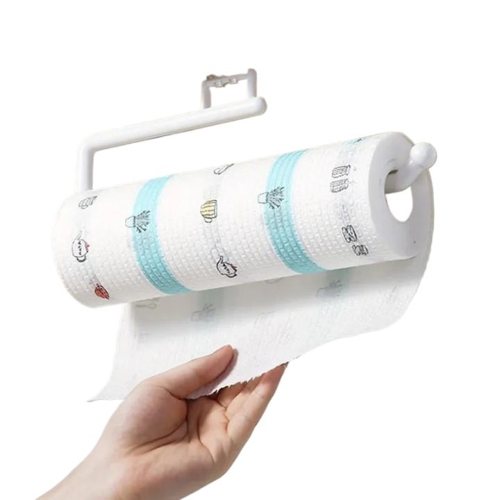 Hand Towel Toilet Film Wall Mounted Tissue Kitchen Roll Paper Holder