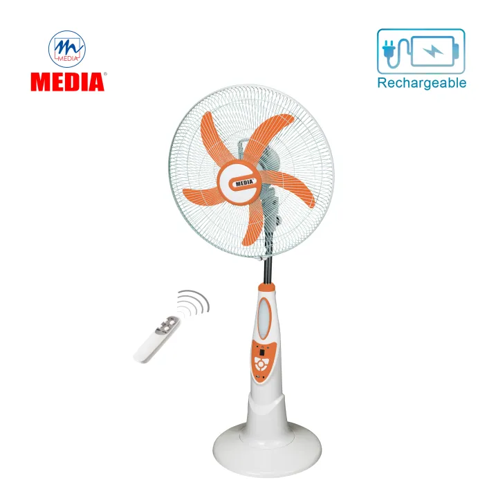Media 18" Rechargeable Stand Fan MCF-7618H with Remote Controller
