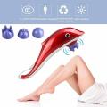 Electric Dolphin Massager Back Massage Hammer Vibration Infrared Stick Roller Cervical Body Massager.