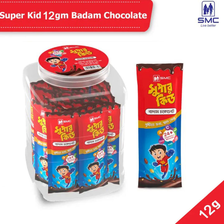 Super Kid Jar Badam Chocolate 12gm