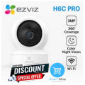 EZVIZ Indoor Hi Security 2K 1y warranty Smart color night 33fit,360 Degree,two way privacy protection,Motion Detection,Human shape & Loud Noise Detection,Sleep & Patrol mode Up to 512Gb Type-C 3mega pixel 2K WIFI Smart Camera. 