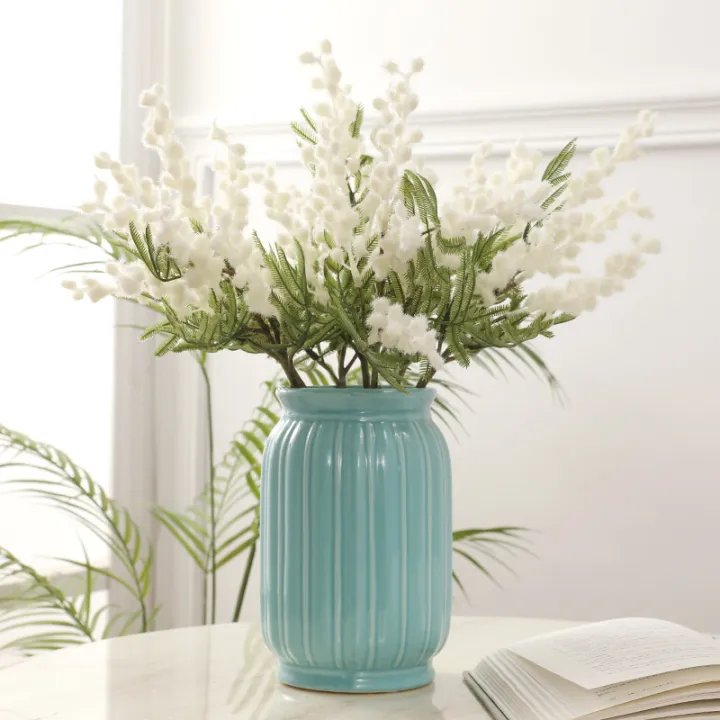 38cm%20Acacia%20Artificial%20Flowers%20Yellow%20Mimosa%20Spray%20Cherry%20Fruit%20Branch%20Wedding%20Home%20Table%20Decoration%20Flower%20-%20Image%202