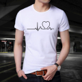 New White Design Soft & Comfortable T-Shirt for Men - Genji - Add a Touch of Unique Fashion to Your Everyday Style.
