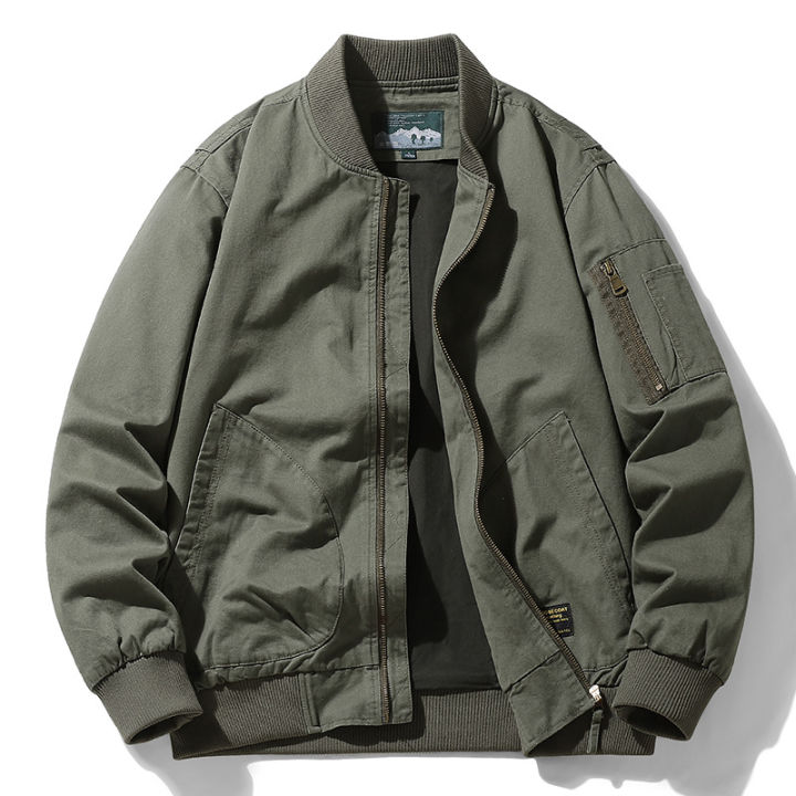%E3%80%90Solo%20Yolo%E3%80%91Pilot%20Pure%20Cotton%20Coat%20Men's%20Spring%20and%20Autumn%20Loose%20plus%20Size%20Top%20Leisure%20Cargo%20Baseball%20Collar%20Men's%20Functional%20Jacket%20-%20Image%207