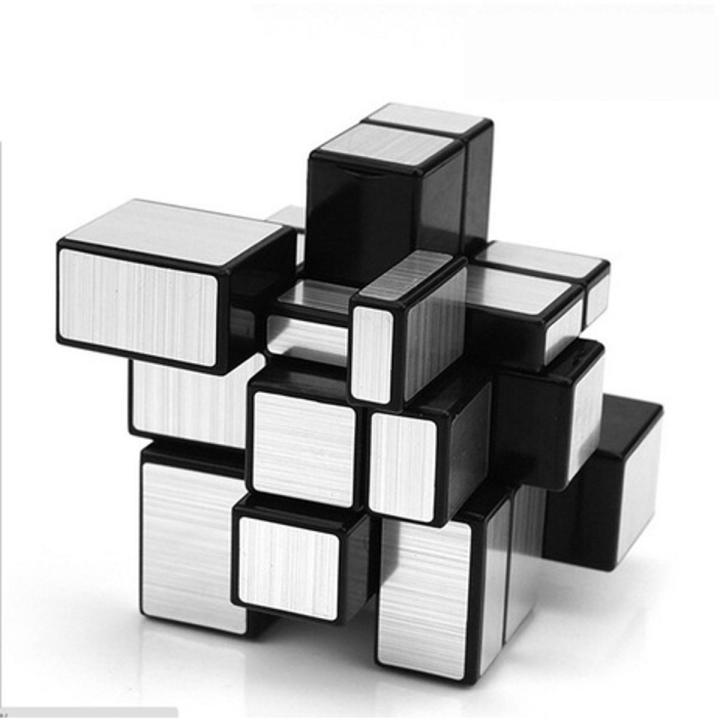 Mirror Cube 3x3x3 Speed Cube Silber Mirror Blocks Puzzle ABS Ultra-smooth