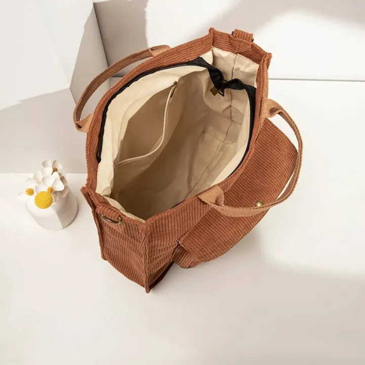 Corduroy%20Tote%20Bag%20for%20Women%20Shoulder%20Bags%202023%20Designer%20Handbags%20Sturdy%20Metal%20Buckle%20Shopper%20Messenger%20School%20Bag%20Crossbody%20Bags%20-%20Image%203