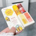 2pcs Fruit Mini Lip Balm Moisturizing Nourishing Anti-Wrinkle Lip Care Mask Set Anti-Drying Reduce Sleep Fine Lines Lipstick New. 