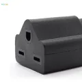 Portable 110-120V to 220-240V Plug Adapter Black 5-15P To 6-15R. 