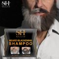 Natural Beard Hair Dye Shampoo Portable 5 Minute Instant Blackening Color Tint Cream Moustache Shampoo For Men Dropshipping. 