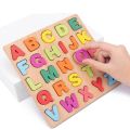 Wooden Puzzle Montessori Toys for Baby 1 2 3 Years Old Kids Alphabet Number Shape Matching Games Children Early Educational Toys. 