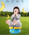 Foldable Portable Travel Potty - Training Toilet Seat for Boys & Girls, Novelty Yellow Banana Design, Comfy Toddler WC Chair. 