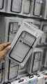 For Apple iPhone XS - Luxury Premium Quality Antibacterial Q Series Clear Glass Case Cover. 