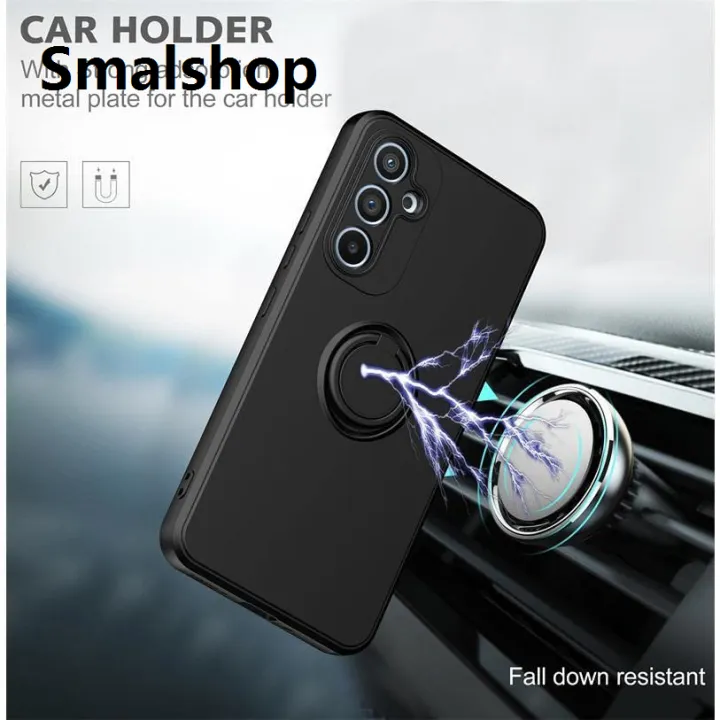 Smalshop%20Liquid%20Silicone%20Magnetic%20Case%20For%20Samsung%20Galaxy%20A55%20A56%20A36%20A16%20A26%20A35%205G%20A54%20A34%20A14%20A15%20A25%20A53%20A33%20Ring%20Holder%20Back%20Cover%20-%20Image%204
