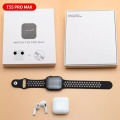 T55 Pro Max Smart Watch With Bluetooth Headphone - Smart Watch. 